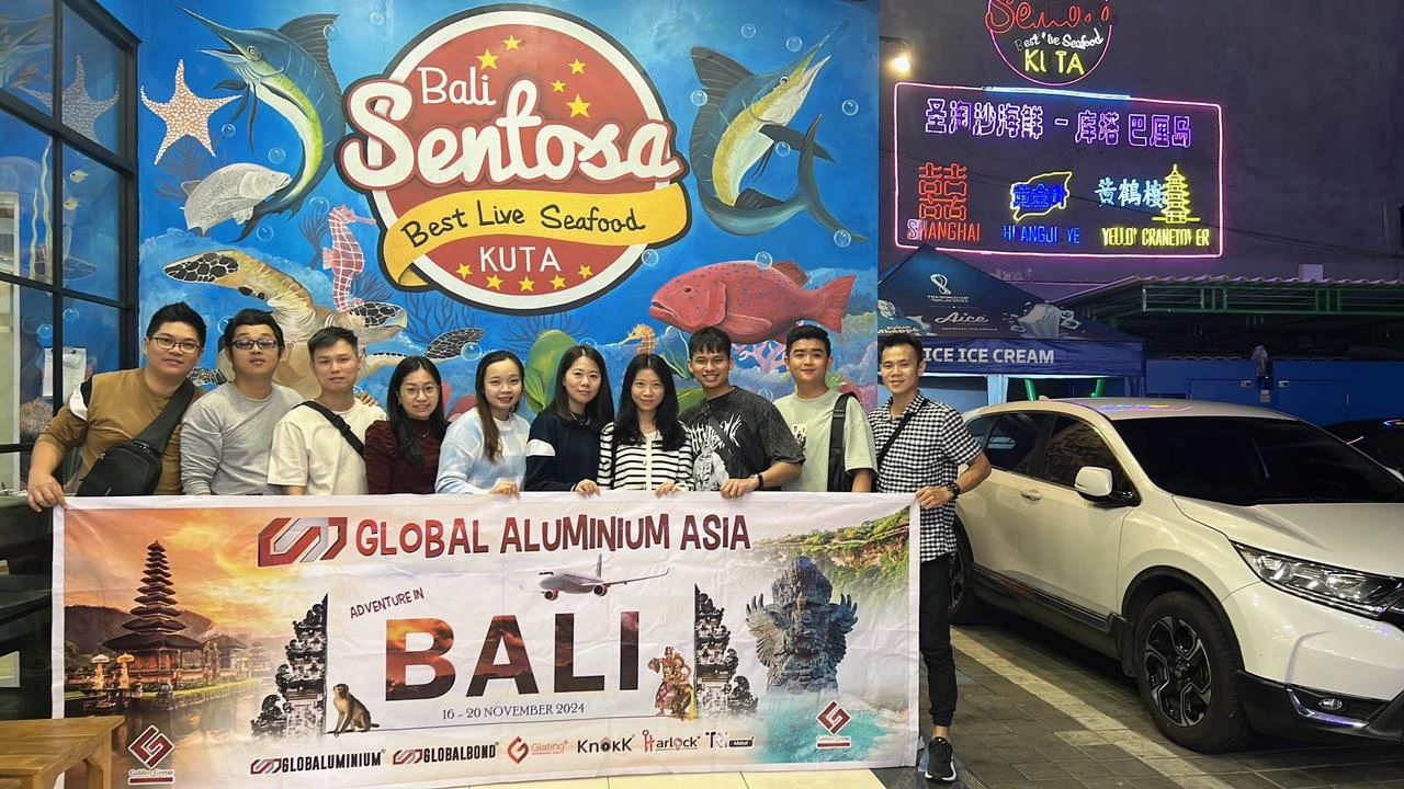Global Aluminium Asia seafood dinner in Bali