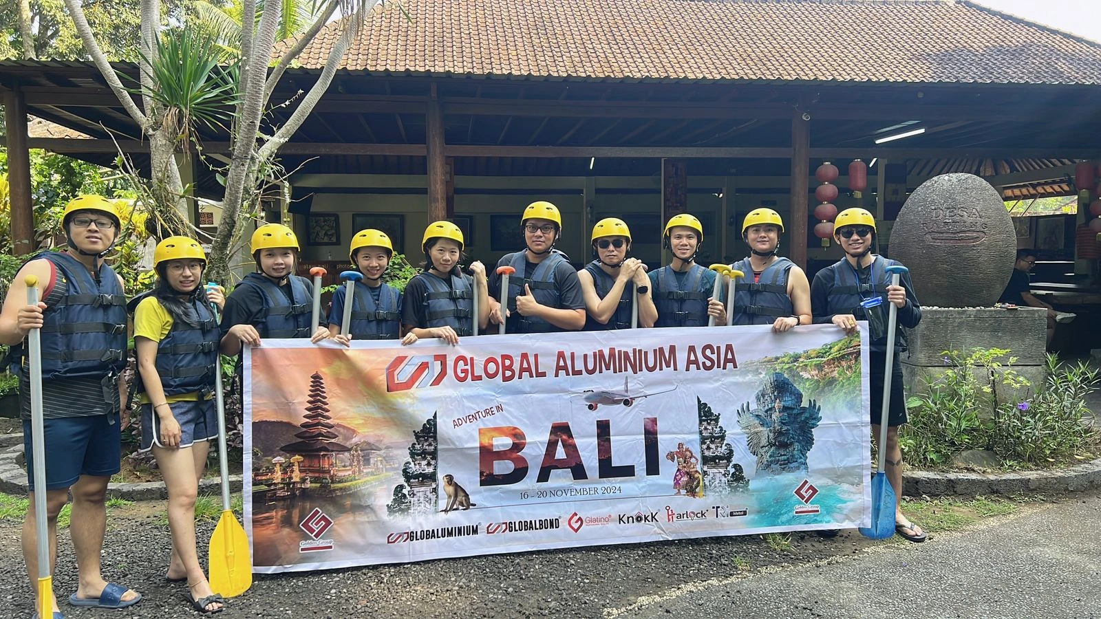 Global Aluminium Asia rafting adventure