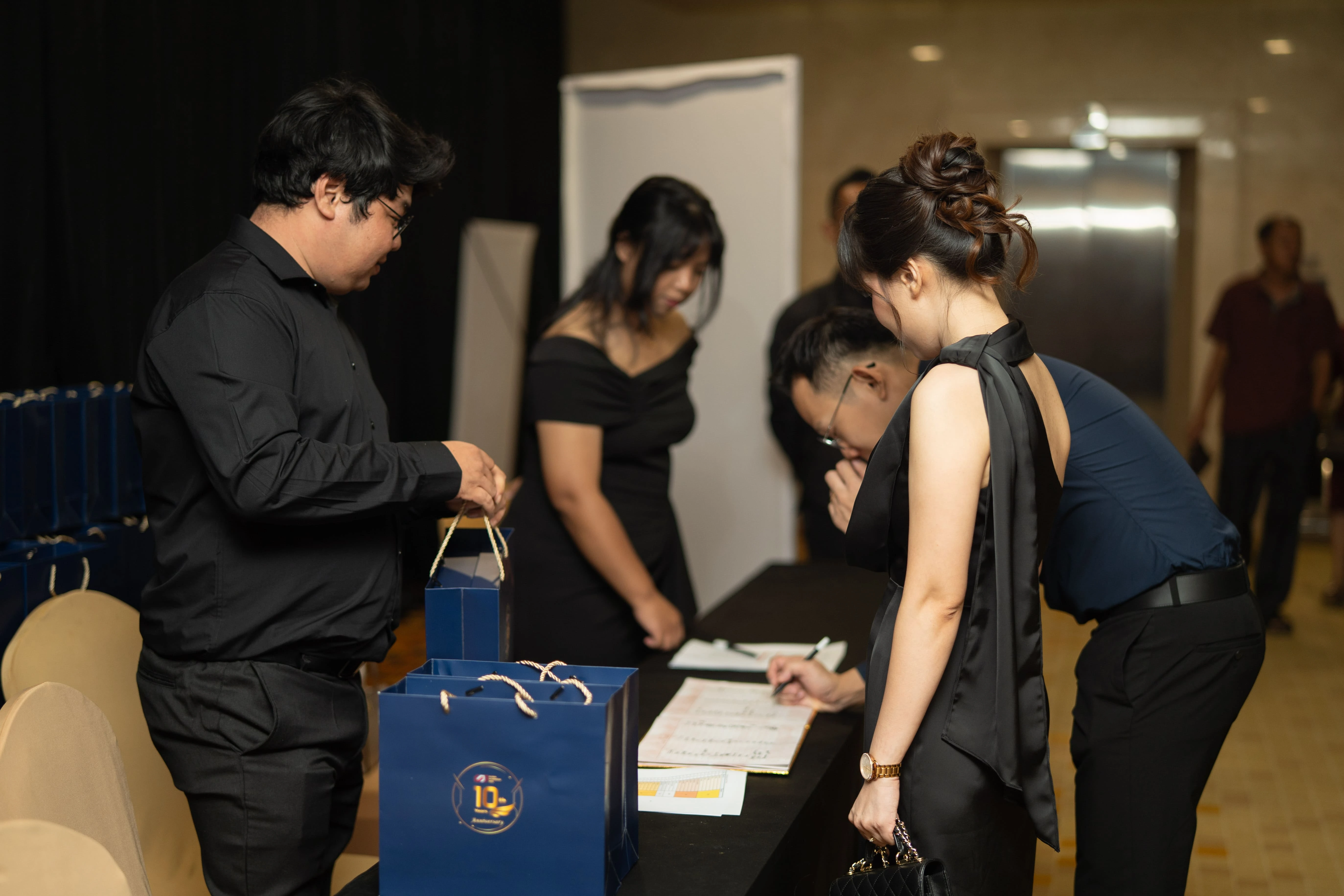 Registration desk