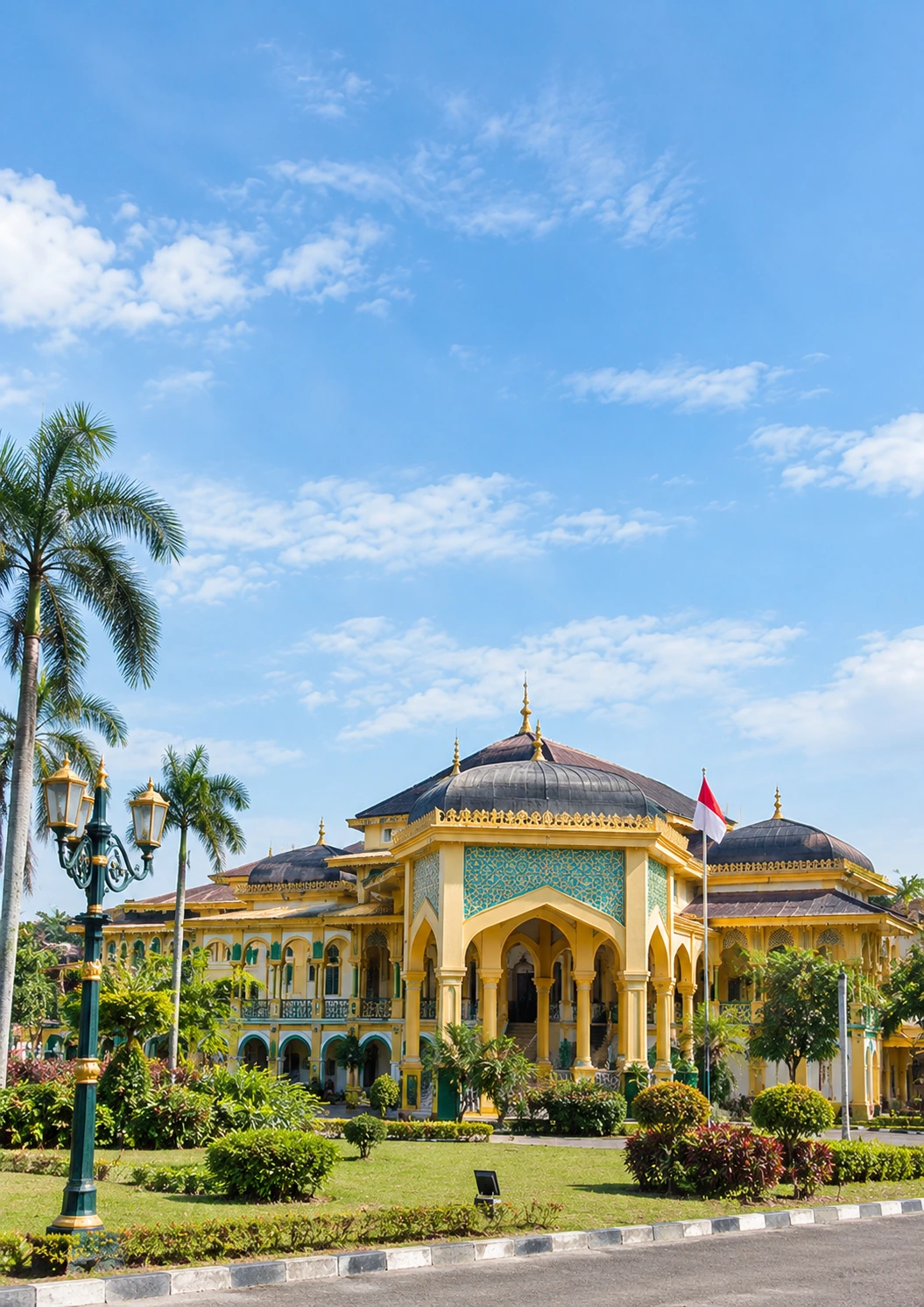 Medan city skyline